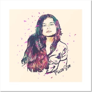 Mazzy Star Hope Sandoval Retro Sketch Fan Art Posters and Art